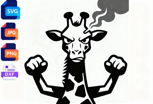 Angry Giraffe Svg Clipart Funny Animal: A Designer’s Real-World Review
