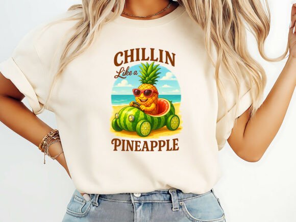 Chillin Like a Pineapple Summer T-Shirt