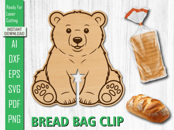 Cute Bear Bread Clip: A Playful Touch for Practical Projects