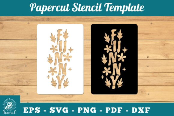 Funny Papercut Stencil SVG Review for Real Embroidery Projects