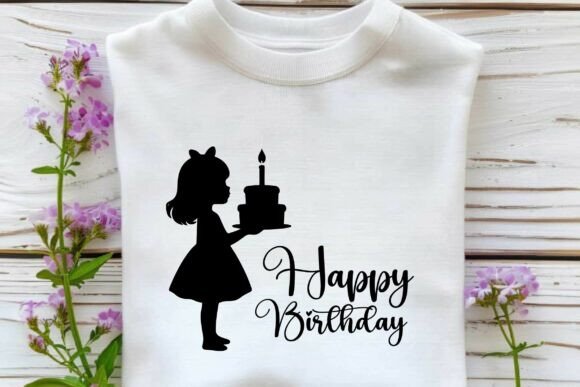 Happy Birthday Svg, Birthday Silhouette