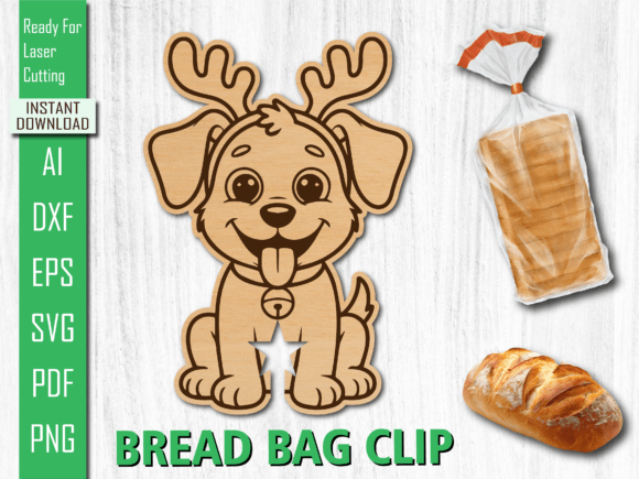 Testing the Laser Christmas Reindeer Dog Bread Clip in Real Embroidery Projects